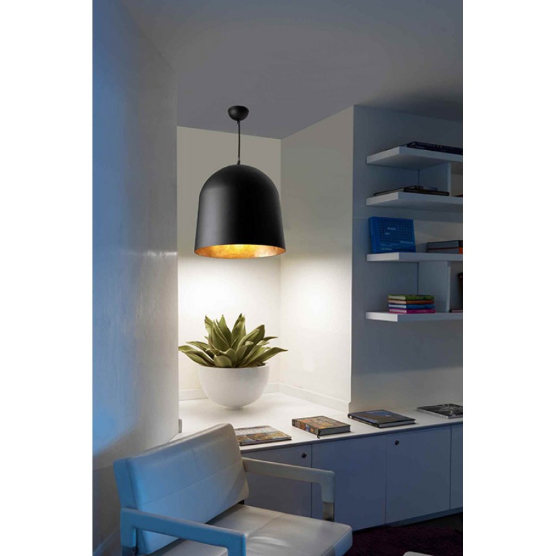 Подвесной светильник Faro 68461 CRATER Black pendant lamp