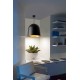 Подвесной светильник Faro 68461 CRATER Black pendant lamp