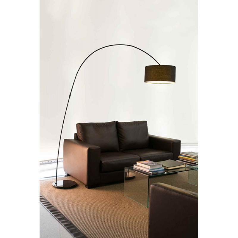 Торшер - Faro 68463 PAPUA Black floor lamp