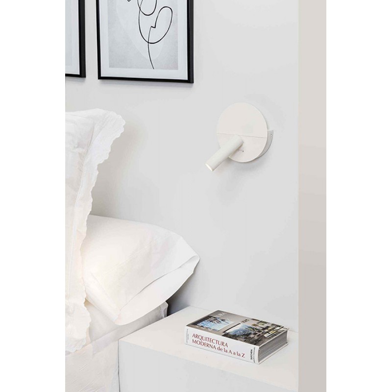Спот Faro 68467N Duas Reader White USB C LED 3W 2700K, 3 Вт, 100 лм, 2700K