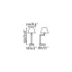 Настольная лампа Faro 68488 ARTIS Bronze table lamp