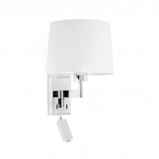Бра - Faro 68493-01 ARTIS Chrome/white table lamp with reader