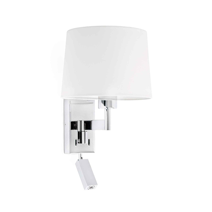 Бра Faro 68493-01 ARTIS Chrome/white table lamp with reader