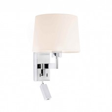 Бра - Faro 68493-02 ARTIS Chrome/beige table lamp with reader