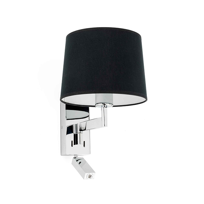 Бра Faro 68493-03 ARTIS Chrome/black table lamp with reader