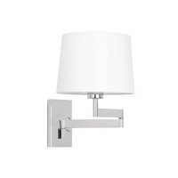 Бра - Faro 68495-01 ARTIS Chrome/white wall lamp with articulated lamp