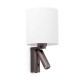 Бра - Faro 68496 ROB SHADE Bronze wall lamp with reader