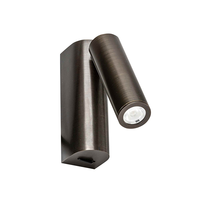 Спот Faro 68497 ROB Bronze wall lamp with reader, 3 Вт, 160 лм, 3000K