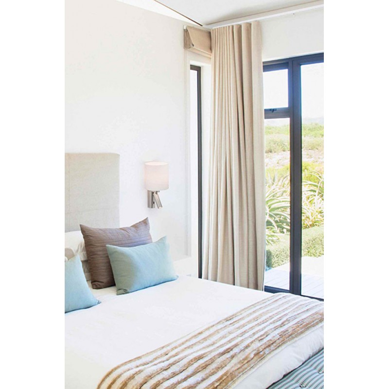 Бра - Faro 68498 ROB SHADE Matt nickel wall lamp with reader