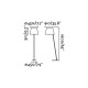 Торшер - Faro 68503 MOMA Black floor lamp with reader
