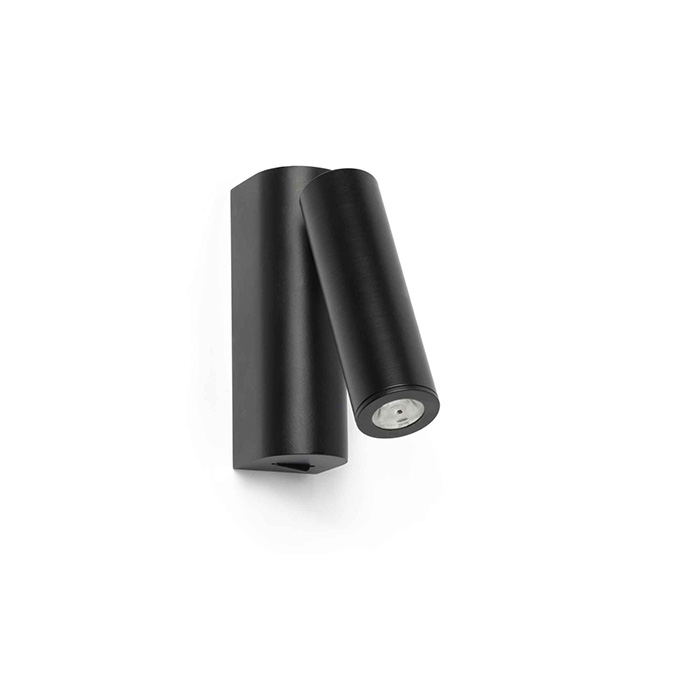 Спот Faro 68509 ROB Black wall lamp reader, 3 Вт, 160 лм, 3000K
