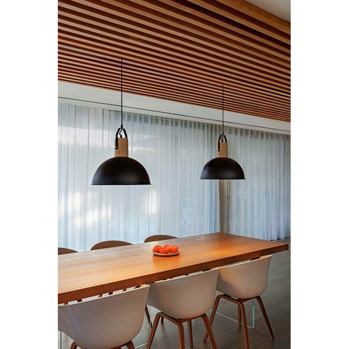 Подвесной светильник Faro 68561 MARGOT Black pendant lamp