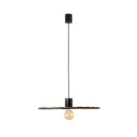 Підвісний світильник Faro 68590-69 COSTAS 600 Black/rattan pendant lamp