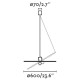 Подвесной светильник Faro 68590-69 COSTAS 600 Black/rattan pendant lamp