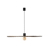 Подвесной светильник Faro 68590-70 COSTAS 1000 Black/rattan pendant lamp