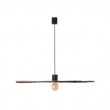 Подвесной светильник Faro 68590-70 COSTAS 1000 Black/rattan pendant lamp