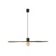 Подвесной светильник Faro 68590-70 COSTAS 1000 Black/rattan pendant lamp