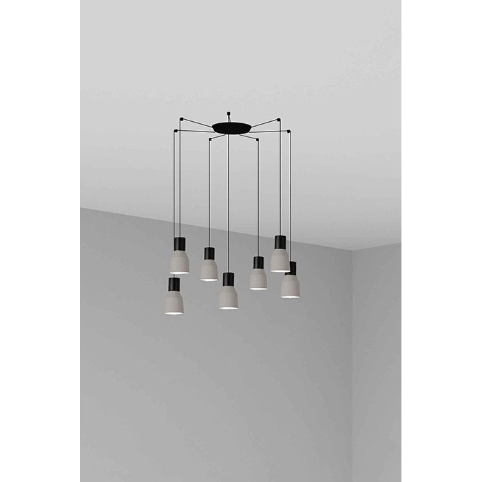 Люстра Faro 68591-7L KOMBO 120 7L Grey pendant lamp