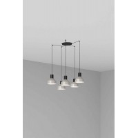 Люстра Faro 68593-5L KOMBO 200 5L Grey pendant lamp