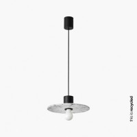 Подвесной светильник Faro 68600-50 CONFETTI 300 pendant lamp recycled marmoreal ?30cm