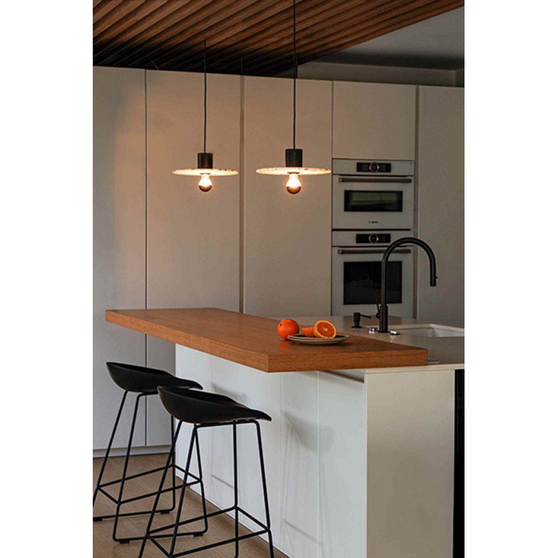 Подвесной светильник Faro 68600-50 CONFETTI 300 pendant lamp recycled marmoreal ?30cm