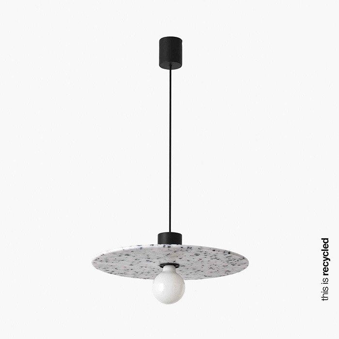 Подвесной светильник Faro 68600-51 CONFETTI 400 pendant lamp recycled marmoreal ?45cm