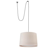 Подвесной светильник Faro 68604-44 SAMBA Black/beige pendant lamp with plug