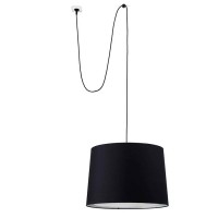Підвісний світильник Faro 68604-56 CONGA Black pendant lamp with plug