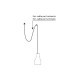 Подвесной светильник Faro 68604-67 KOMBO 400 Beige pendant lamp with plug