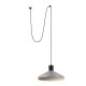 Підвісний світильник Faro 68604-66 KOMBO 400 Grey pendant lamp with plug