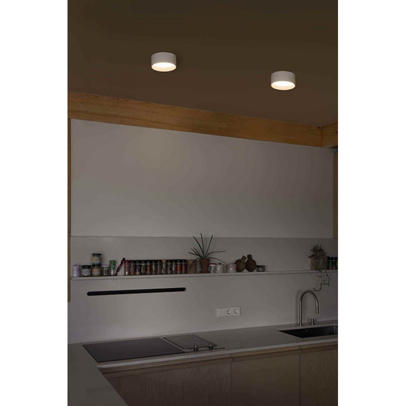 Точечный светильник Faro 68617 Mizu Ceiling Lamp White/White LED 15W 2700K, 15 Вт, 831 лм, 2700K