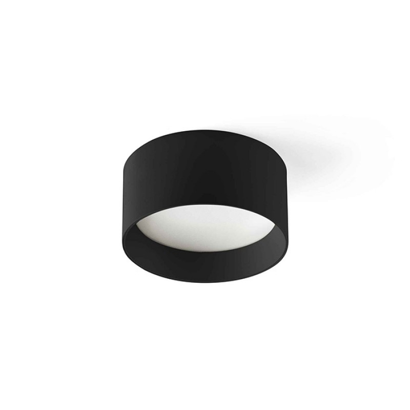 Точечный светильник Faro 68618 Mizu Ceiling Lamp Black/Black LED 15W 2700K, 15 Вт, 831 лм, 2700K
