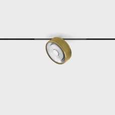 Світильник прожекторного типу LTX MICRO_LINE SOL MINI, D75mm, H26mm, LED 6.3W, 3000К, DALI, латунь/чорний (14.7526.7.930.BR/BK.DALI)