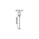 Спот - Faro 70036 SLOT 500 Black projector lamp, 13 Вт, 750 лм, 3000K