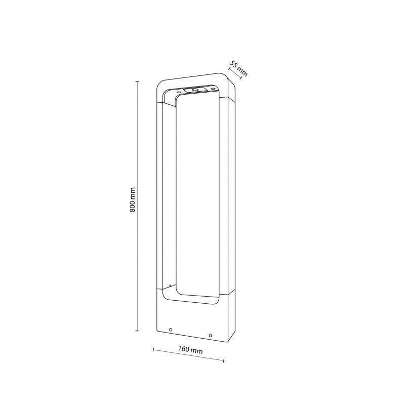 Парковый светильник TK Lighting 19001, 10 Вт, 480 лм, 3000К