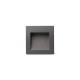 Настенный светильник Faro 70146 SEDNA SQ 90 Dark grey recessed lamp, 1 Вт, 30 лм, 3000K