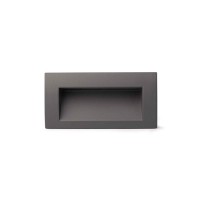 Настенный светильник Faro 70147 SEDNA RCT Dark grey recessed lamp, 3 Вт, 90 лм, 3000K