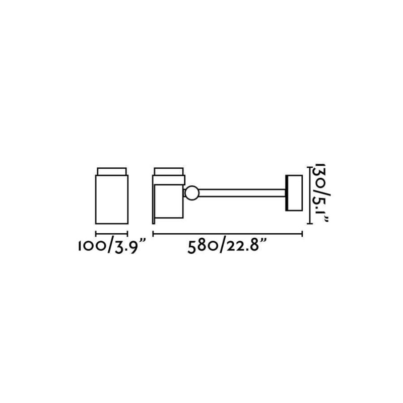 Спот Faro 70157 FOC 580 Dark grey projector lamp, 16 Вт, 800 лм, 3000K