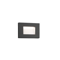 Настінний світильник Faro 70162 SPARK Dark grey recessed lamp, 5 Вт, 230 лм, 3000K