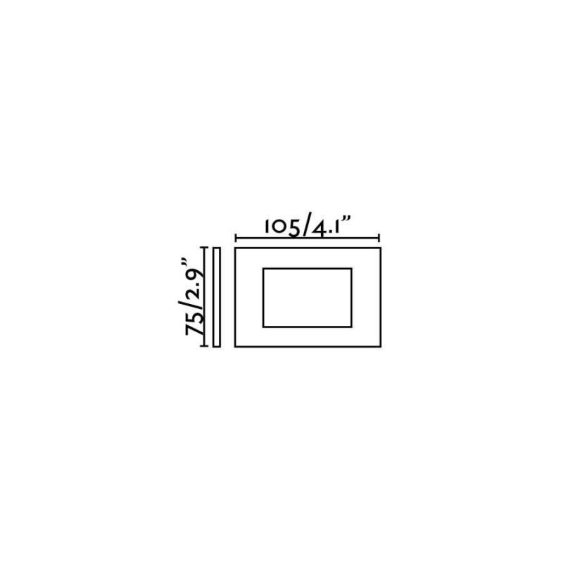 Настенный светильник Faro 70163 SPARK White recessed lamp, 5 Вт, 190 лм, 3000K