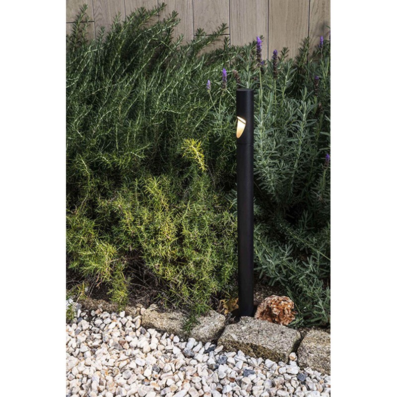 Парковый светильник Faro 70247 BEZEL Black beacon lamp, 8 Вт, 349 лм, 2700K