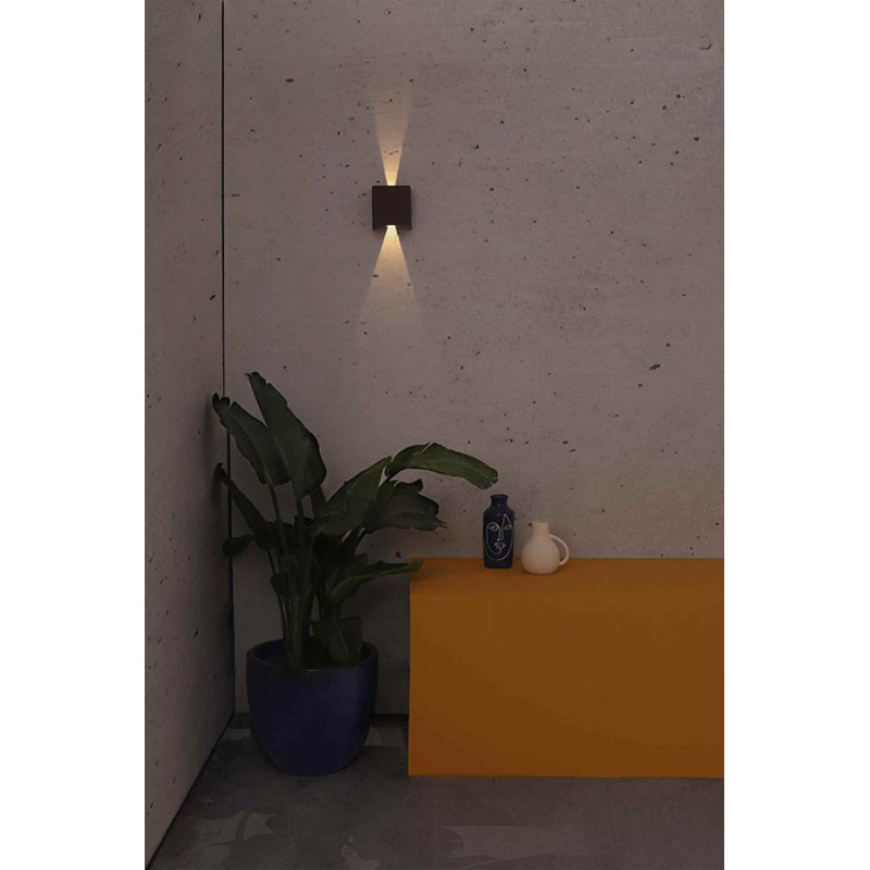 Настенный светильник Faro 70270 OLAN Rust wall lamp, 6 Вт, 200 лм, 3000K