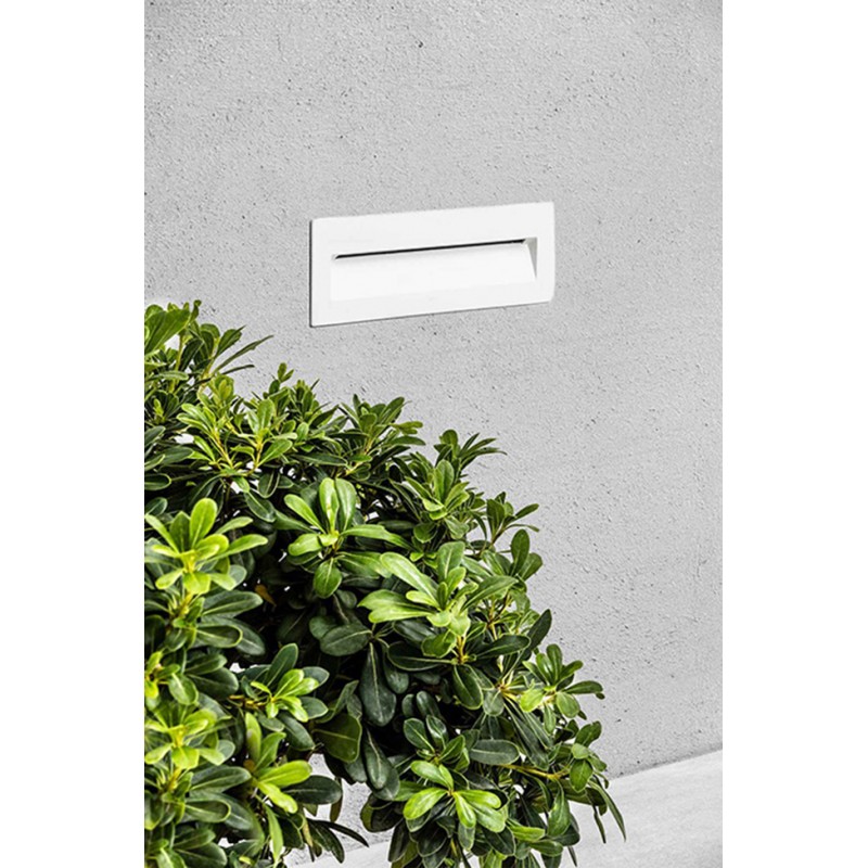 Настенный светильник Faro 70271 NAT White recessed lamp, 8 Вт, 330 лм, 3000K