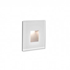 Настенный светильник Faro 70272N Dart SQ White recessed lamp 3000K, 2 Вт, 70 лм, 3000K