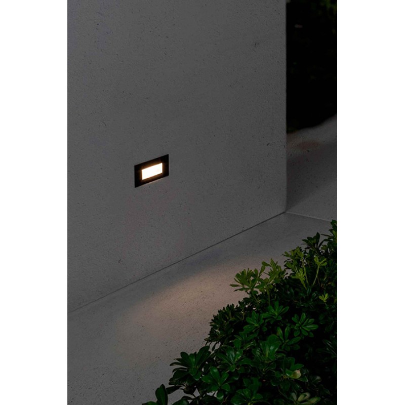 Настенный светильник Faro 70278 Dart RCT Black recessed lamp, 3.1 Вт, 275 лм, 2700K