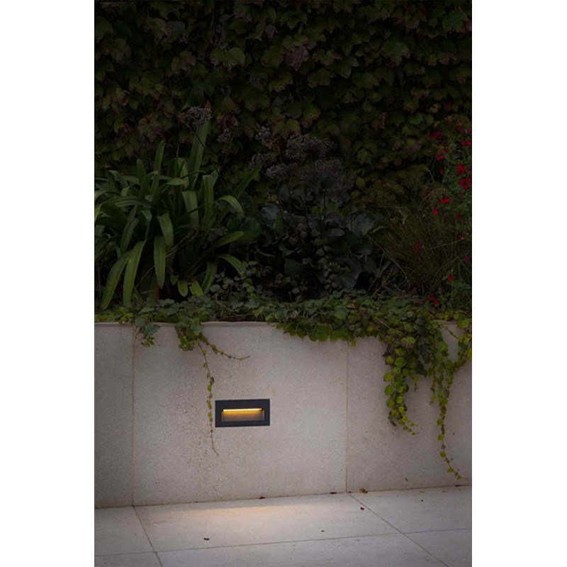 Настенный светильник Faro 70289 Mani Recessed Dark Grey 5W 2200-2700-3200-4000K, 5 Вт, 722 лм, 2700-4000K