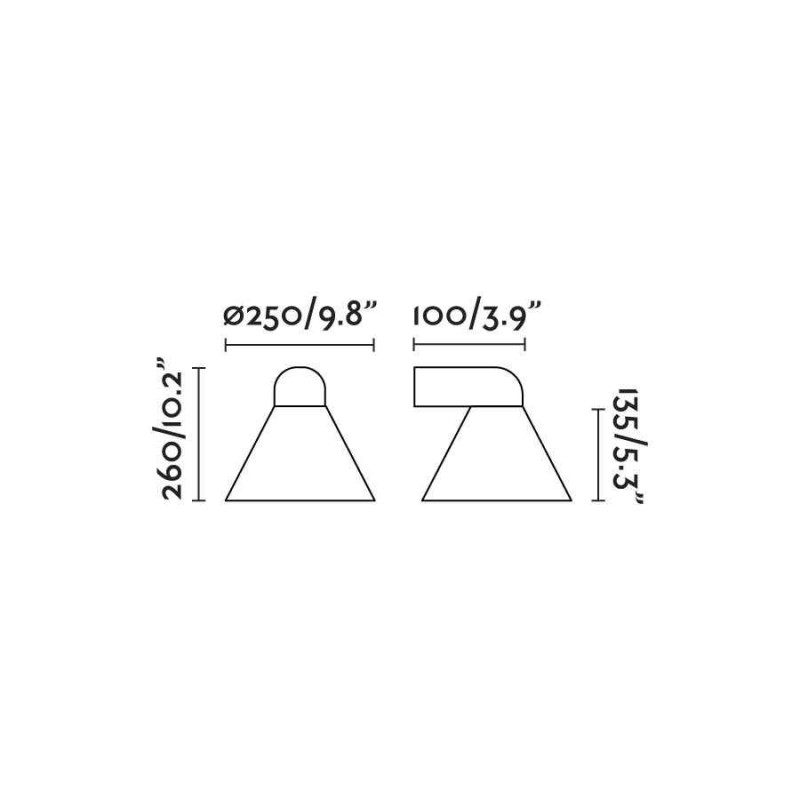 Бра - Faro 70291 PALS Dark grey wall lamp