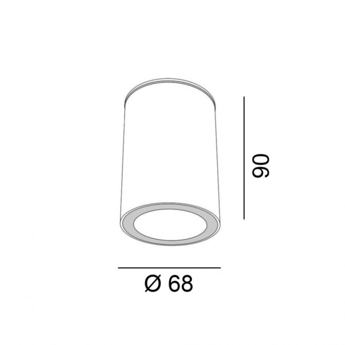 Точковий світильник LTX 08.1100.7.000.WH KASK