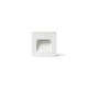 Настенный светильник Faro 70395 NASE SQ White recessed lamp, 3 Вт, 100 лм, 3000K
