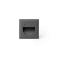 Настінний світильник Faro 70402 MINI CARTER Dark grey recessed lamp, 1 Вт, 30 лм, 4000K